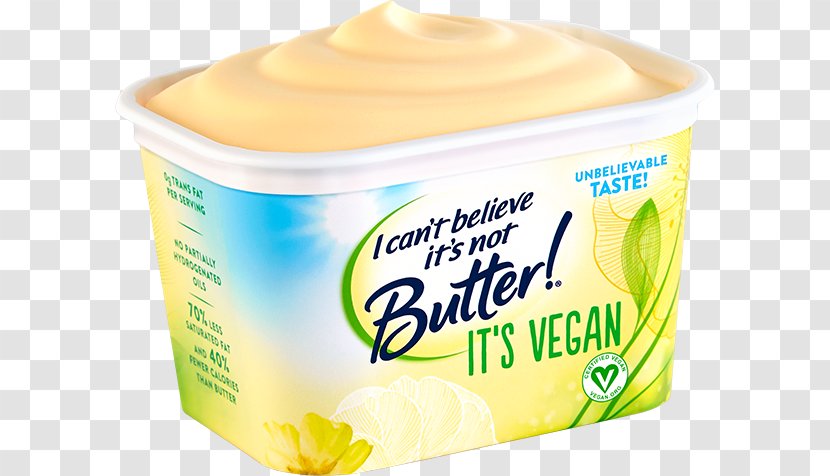 I Can't Believe It's Not Butter! Spread Food Margarine - Organic Butter Transparent PNG