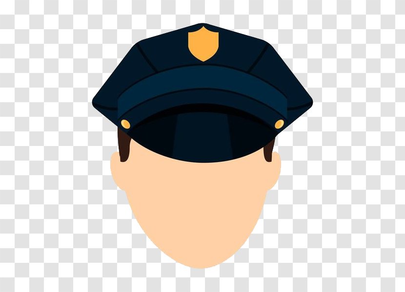 Police Officer Royalty-free Baton - Royaltyfree - Hat On The Model Transparent PNG