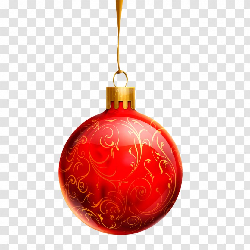 Christmas Ornament Ball Snowflake - Gold - Pendant Transparent PNG