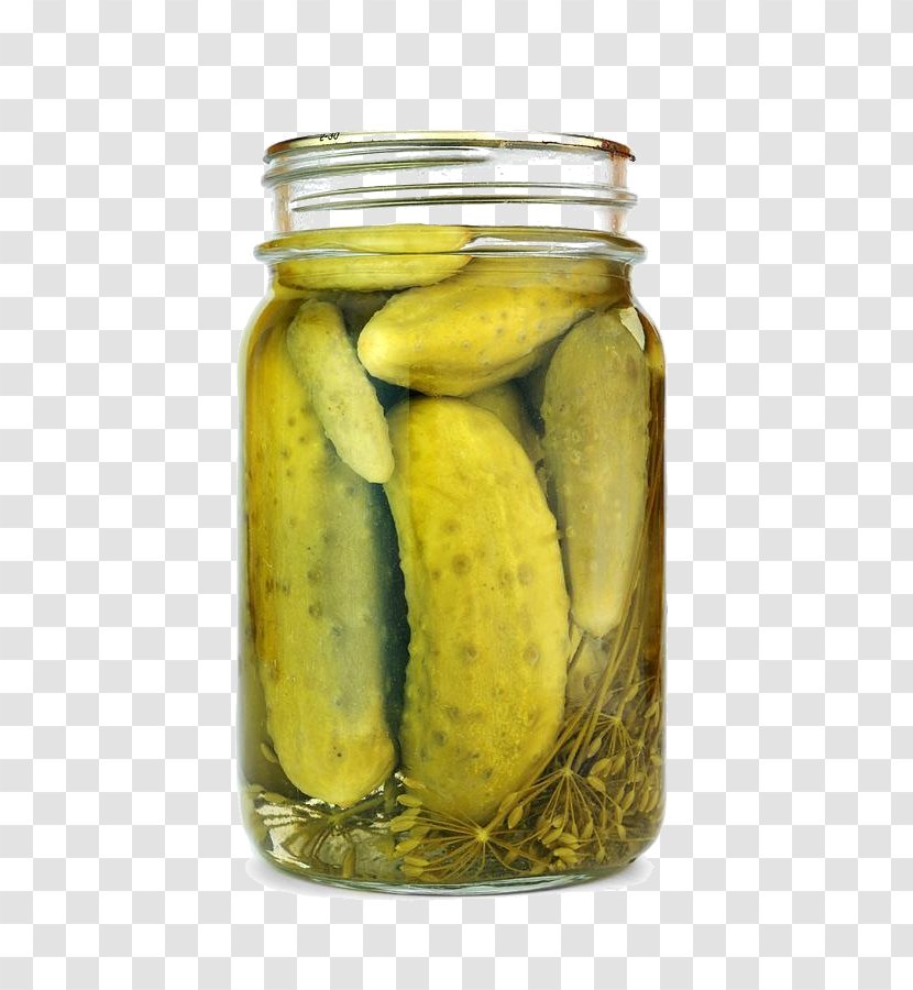 Pickled Cucumber Jar Food Pickling Dill - Vegetable - Kosher Pickle Cucumbers Transparent PNG