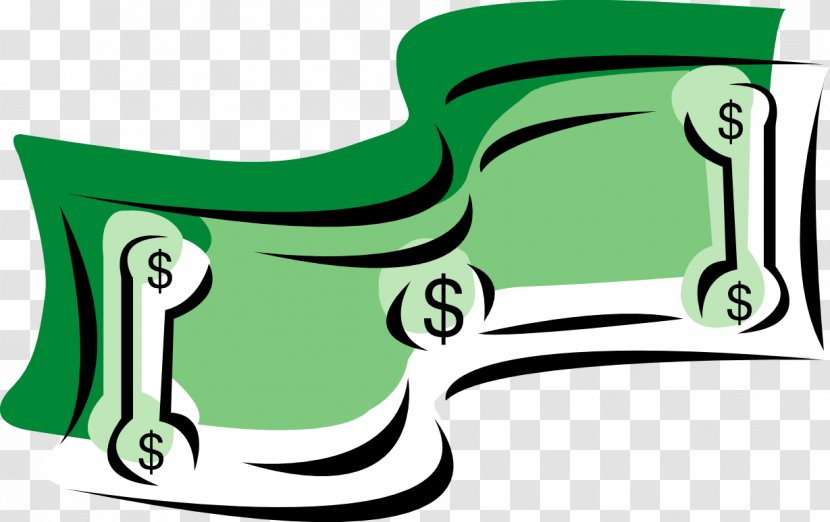 Money Currency Symbol Dollar Sign Clip Art - Green - Falling Transparent PNG