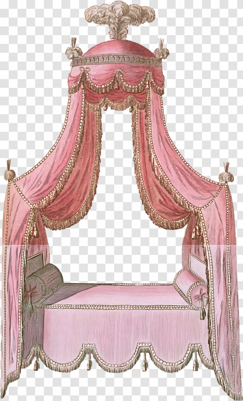 Pink Bed Furniture Canopy Curtain - Magenta - Textile Transparent PNG