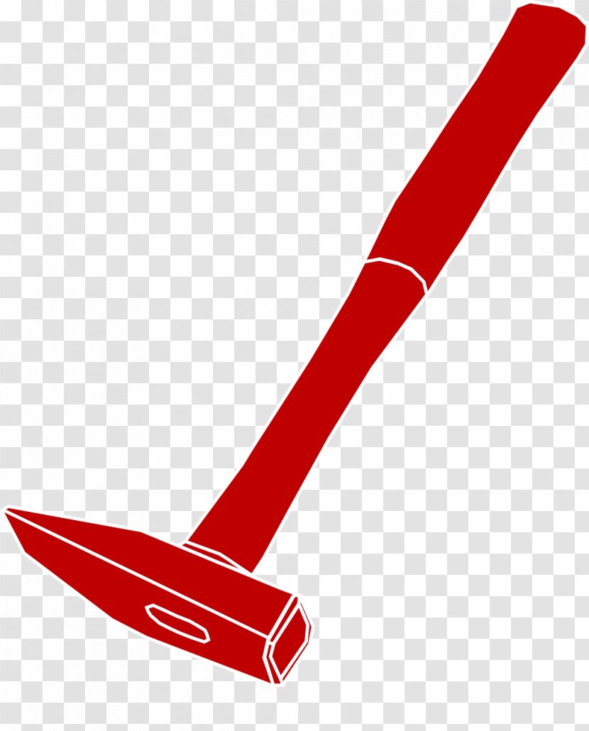 Red Hammer - Tool - Color Transparent PNG