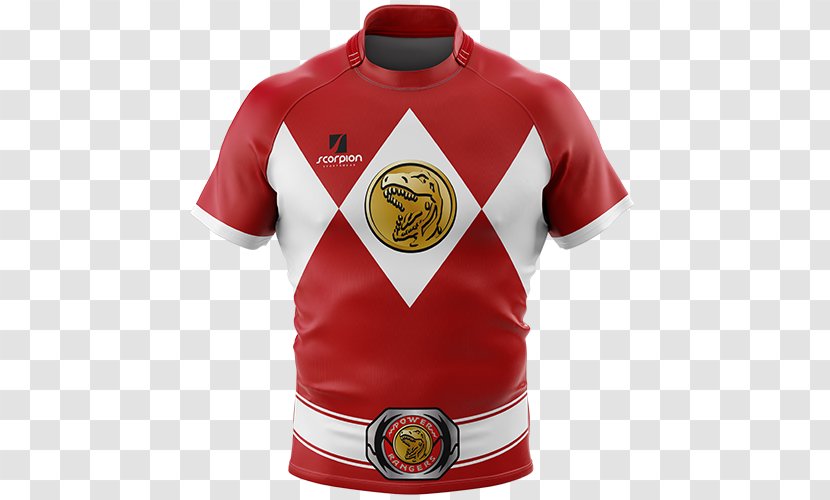 Tommy Oliver Jersey T-shirt Rugby Shirt - Costume Transparent PNG