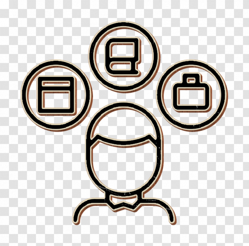 Skills Icon Office Icon Worker Icon Transparent PNG