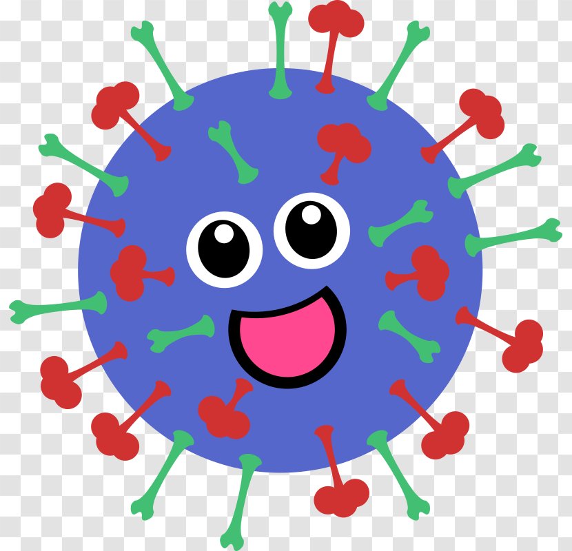 Computer Virus Download Clip Art - Human Behavior - Cartoon Bacteria Transparent PNG