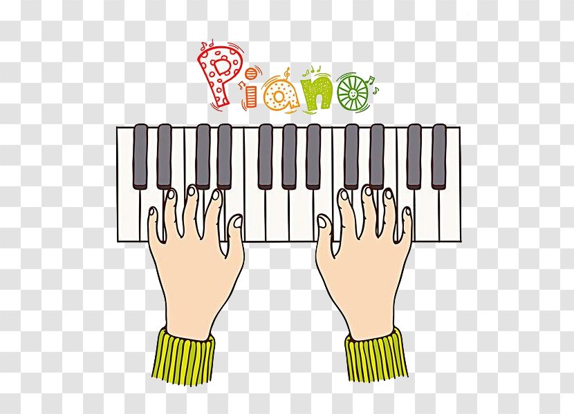 Piano Photography Drawing Illustration - Heart - Hand-painted And Hand Transparent PNG