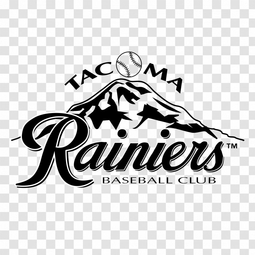 Tacoma Rainiers Logo Seattle Mariners Baseball - Black Transparent PNG