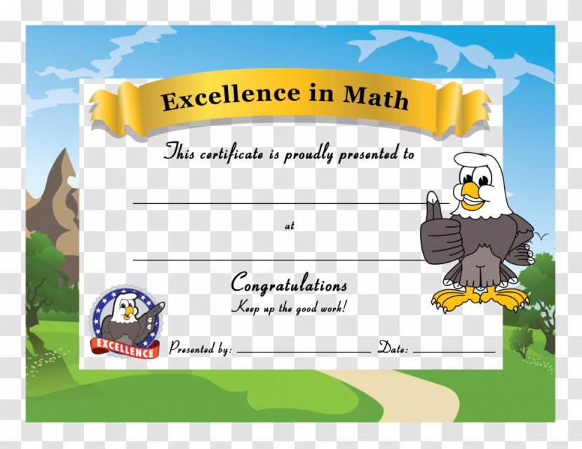 Template Perfect Attendance Award Academic Certificate Student School - Party Supply - Version Of The Transparent PNG