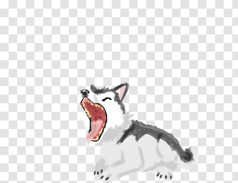 Whiskers Snout Cartoon Character - Yawn Transparent PNG