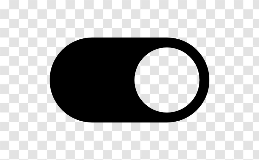 Rectangle Oval Black - Button Transparent PNG