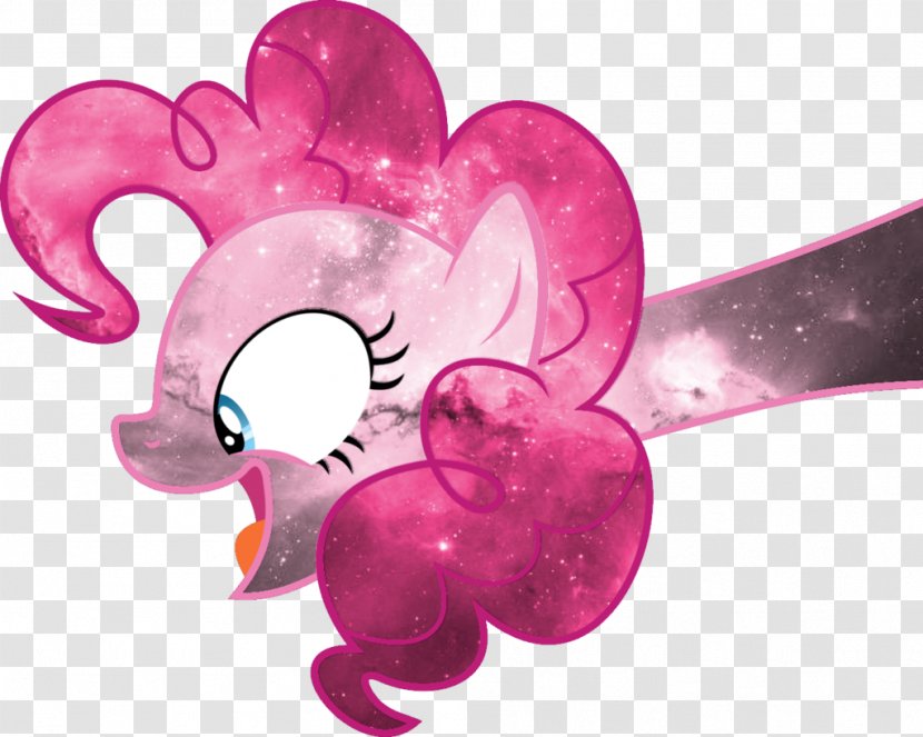 Pinkie Pie Applejack Rarity Twilight Sparkle Rainbow Dash - Flower - Outer Space Transparent PNG