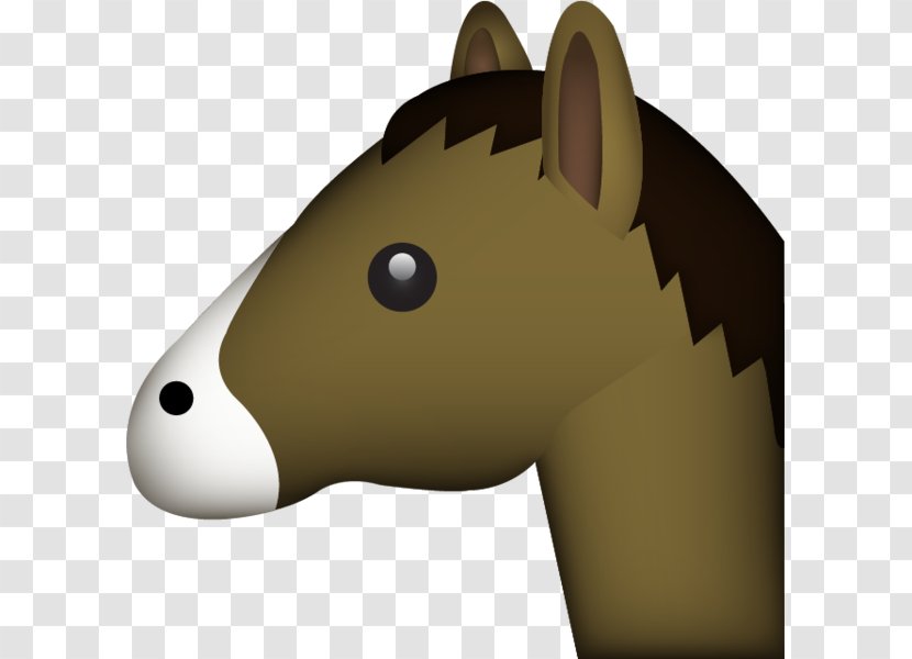 Horse Emojipedia Sticker - Pig Like Mammal - Cartoon Animal Lovers Transparent PNG