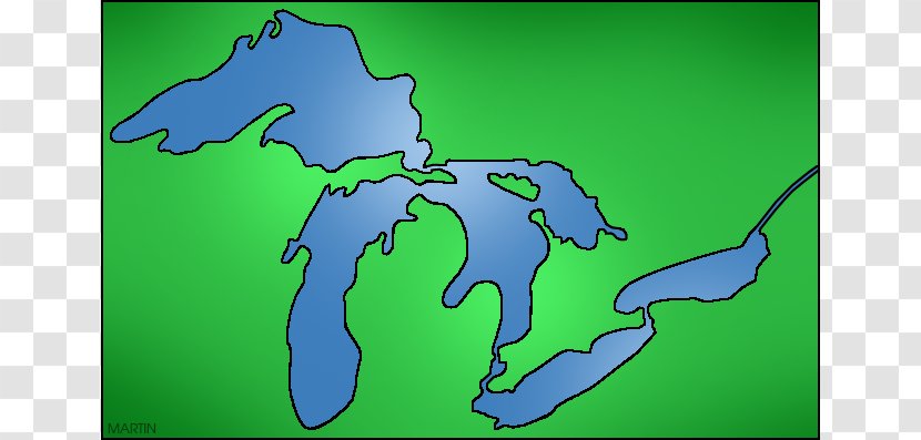 Lake Michigan Page Clip Art - Great Lakes - Cliparts Transparent PNG