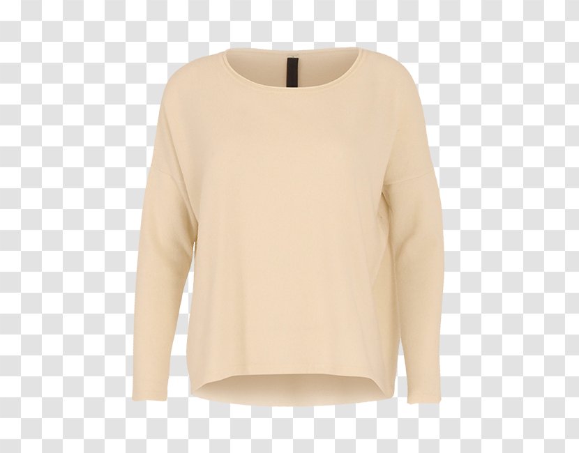 Sleeve Shoulder Beige - Long Sleeved T Shirt - Cashmere Transparent PNG