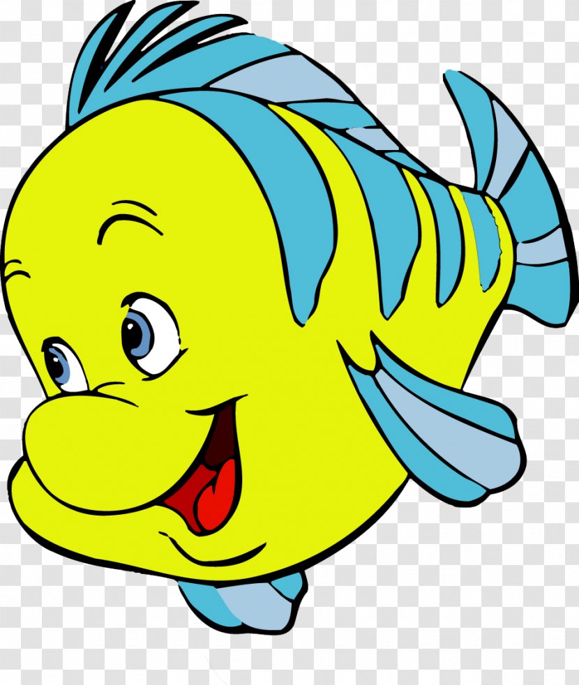 Ariel Sebastian Flounder Scuttle The Little Mermaid - Small Fish Transparent PNG