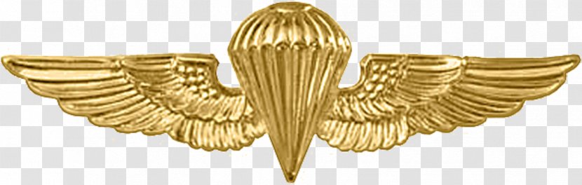 Parachutist Badge United States Navy Paratrooper Badges Of The Marine Corps - Body Jewelry - Military Transparent PNG