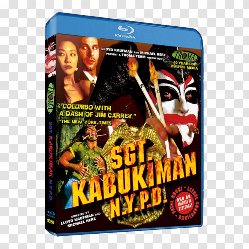 United States Troma Entertainment Film Director Z Movie - Sgt Kabukiman Nypd Transparent PNG