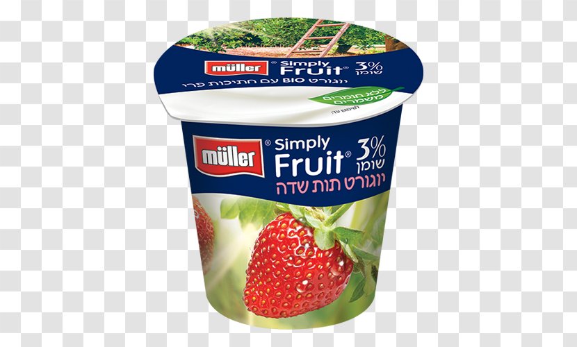 Strawberry Yoghurt Müller Food Mousse - Flavor Transparent PNG