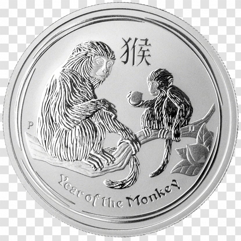 Silver Coin Bullion African Elephant - World Day Transparent PNG