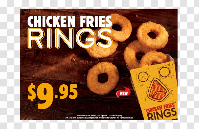 Junk Food Donuts Finger Flavor - Doughnut - Burger King Transparent PNG