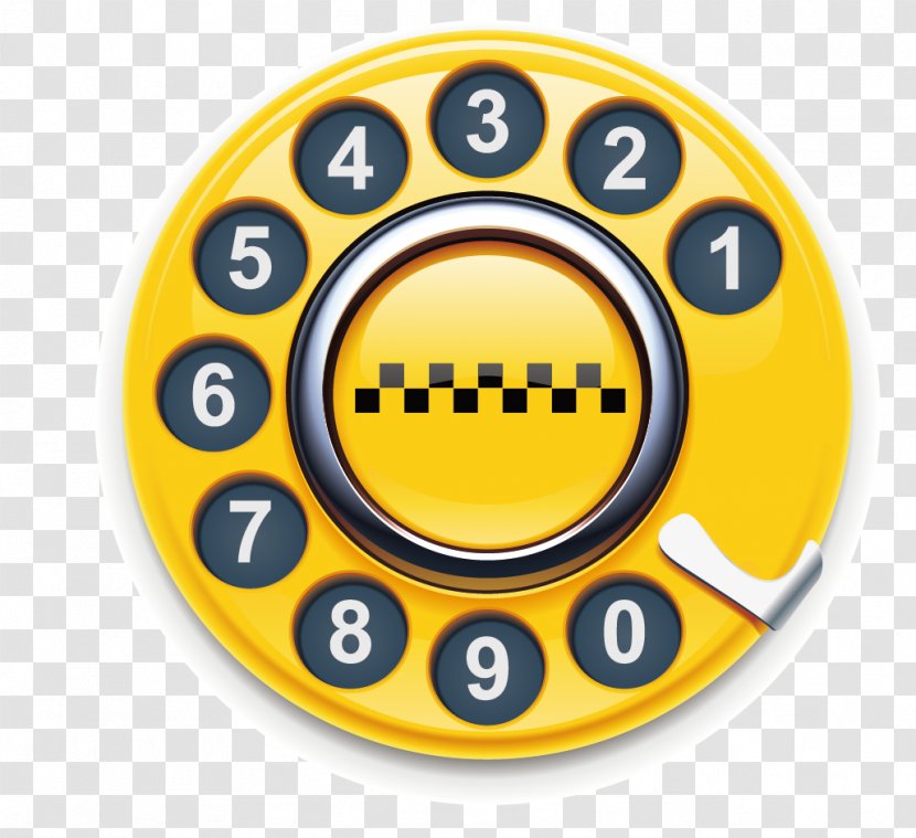 Taxi Royalty-free Hackney Carriage Icon - Vector Old Telephone Digital Turntable Transparent PNG