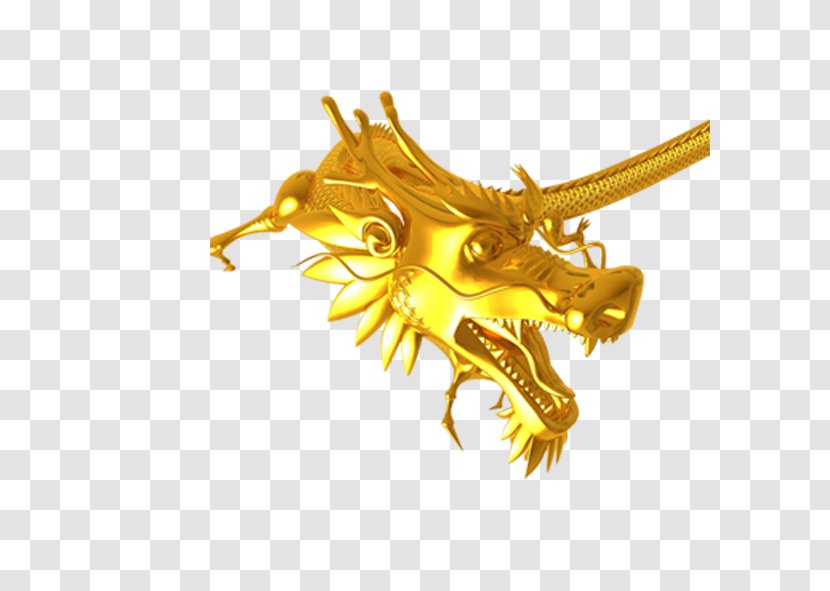 Chinese Dragon Rendering Cinema 4D Transparent PNG
