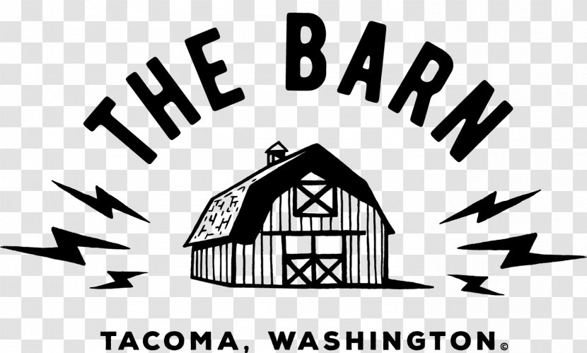 Tacoma Barn Art Logo - Black And White Transparent PNG