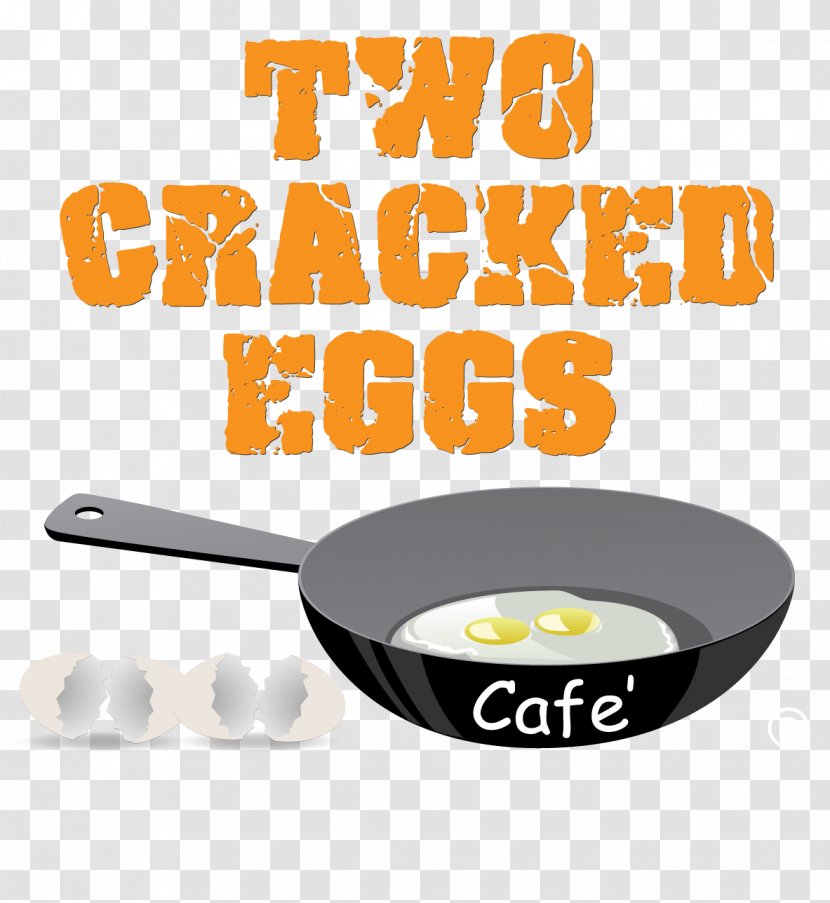 Two Cracked Eggs Cafe Benedict Breakfast Scrambled - Tableware Transparent PNG