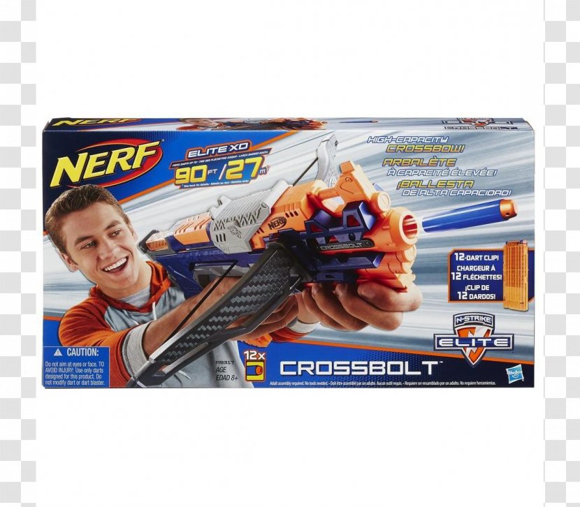 NERF N-Strike Elite Crossbolt Blaster Nerf - Toy Transparent PNG
