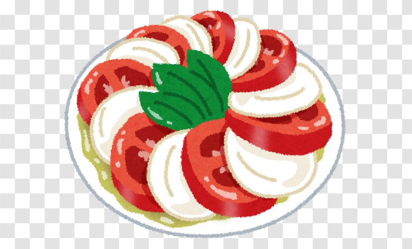 Caprese Salad Italian Cuisine Mozzarella Food - Appetizer Transparent PNG