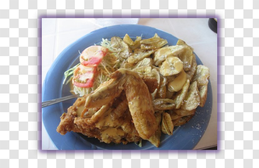 Tajada Honduran Cuisine Fried Chicken Gallo Pinto - Dish Transparent PNG