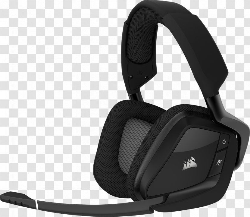 Corsair VOID PRO RGB 7.1 Surround Sound Components Headset Headphones - Dolby Laboratories Transparent PNG