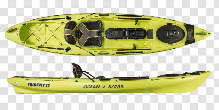 Ocean Kayak Trident 11 Angler Fishing Angling Sit-on-top - Water Transportation - Sea Transparent PNG