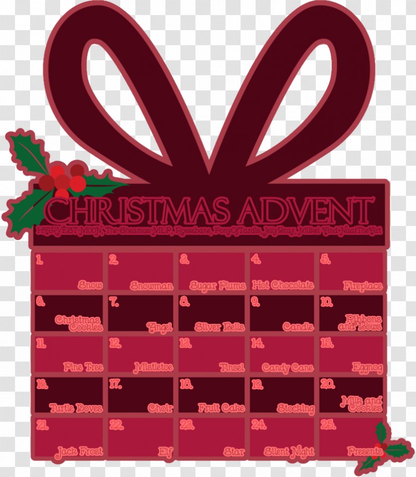 Love Font - First Day Advent Transparent PNG