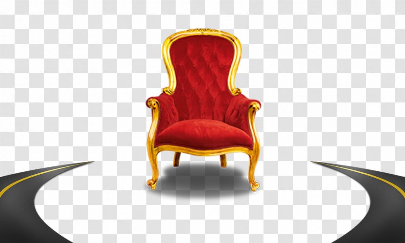 Chair Seat Throne Download - Red - Empty Seats To Be Transparent PNG