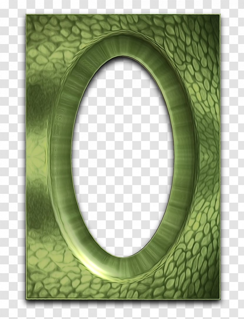 Green Background Frame - Oval - Rectangle Transparent PNG