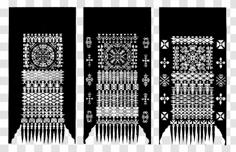 Brand White Black Pattern - Door Flower Light Transparent PNG