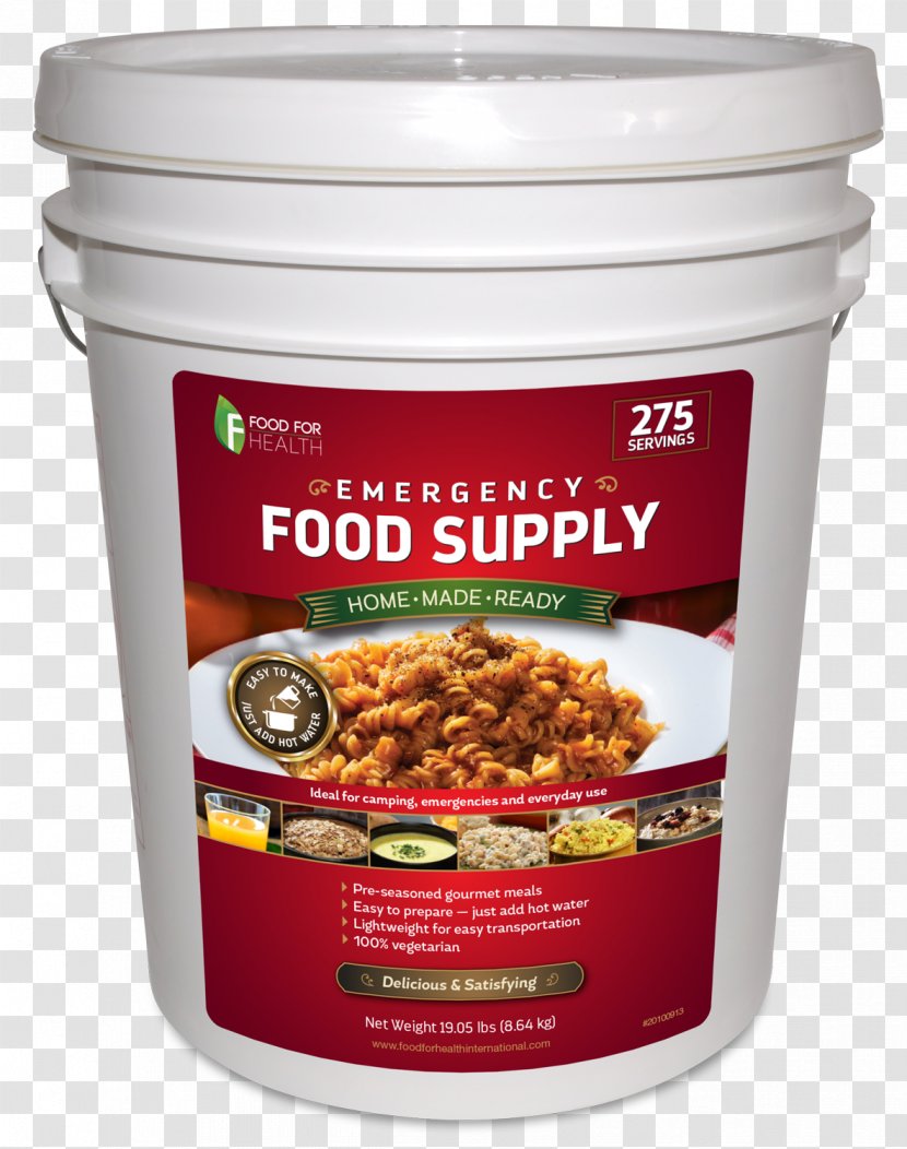 Food Storage Survival Kit Emergency Meal - Skills - Rice Bucket Transparent PNG