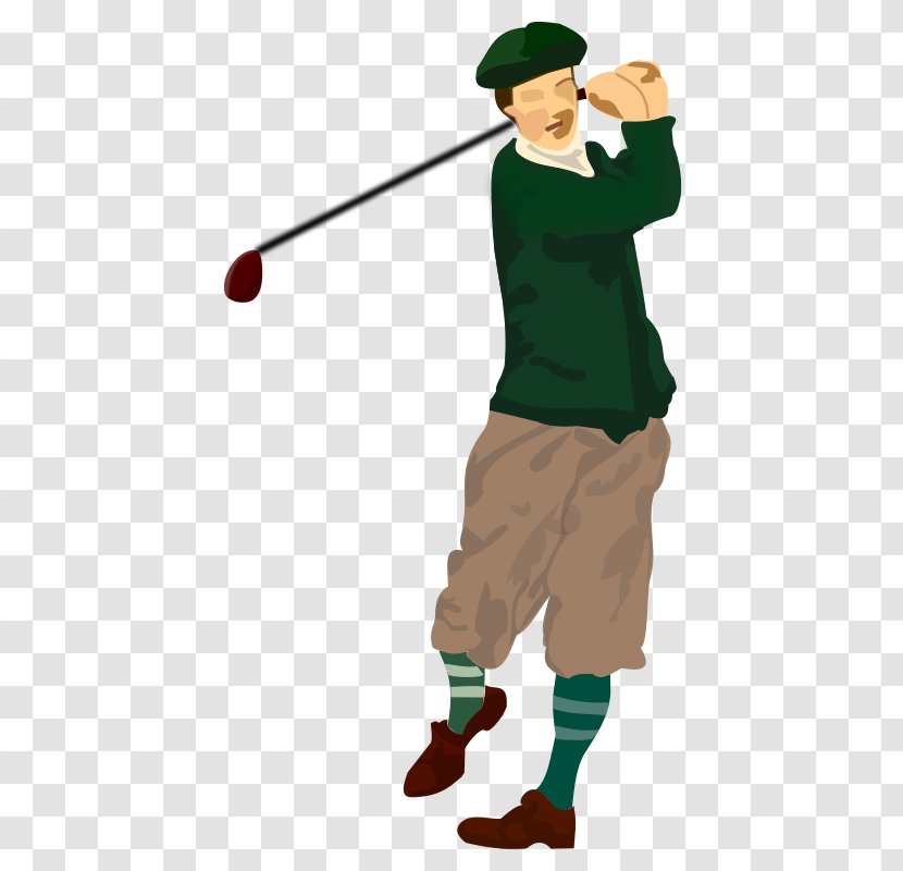 Golf Club Course Clip Art - Fictional Character - Green Clothes Men Transparent PNG