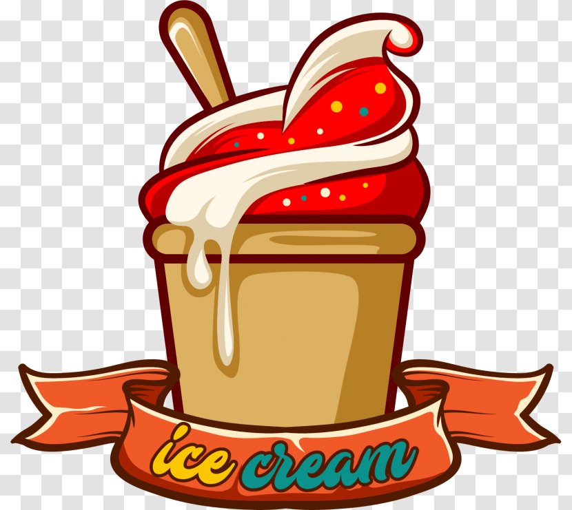 Ice Cream Cones - Drawing - Cup Dairy Transparent PNG