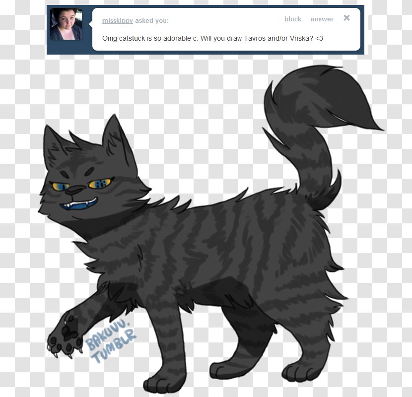 Black Cat Whiskers DeviantArt - Like Mammal - Hu Transparent PNG