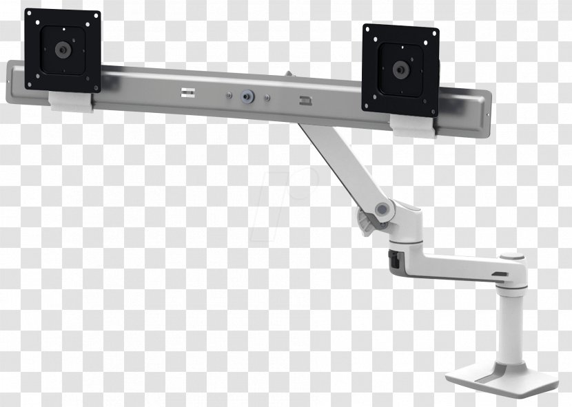 Sit-stand Desk Flat Display Mounting Interface Monitor Mount Computer Monitors - Standing Transparent PNG