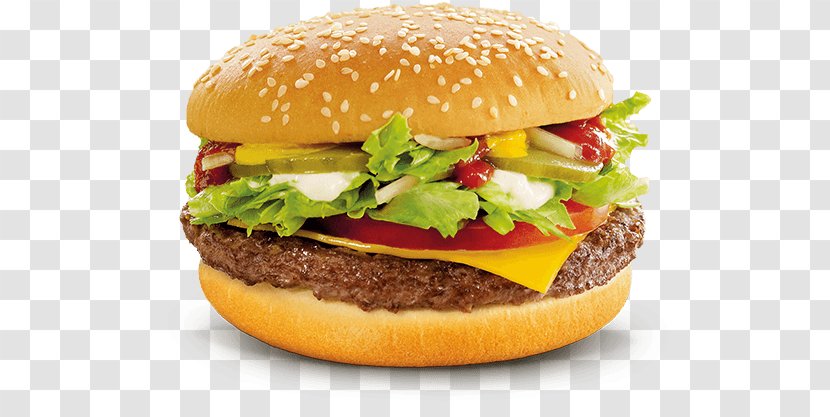McDonald's Quarter Pounder Hamburger Cheeseburger Big N' Tasty Chicken McNuggets - Fast Food - Mcmuffin Transparent PNG