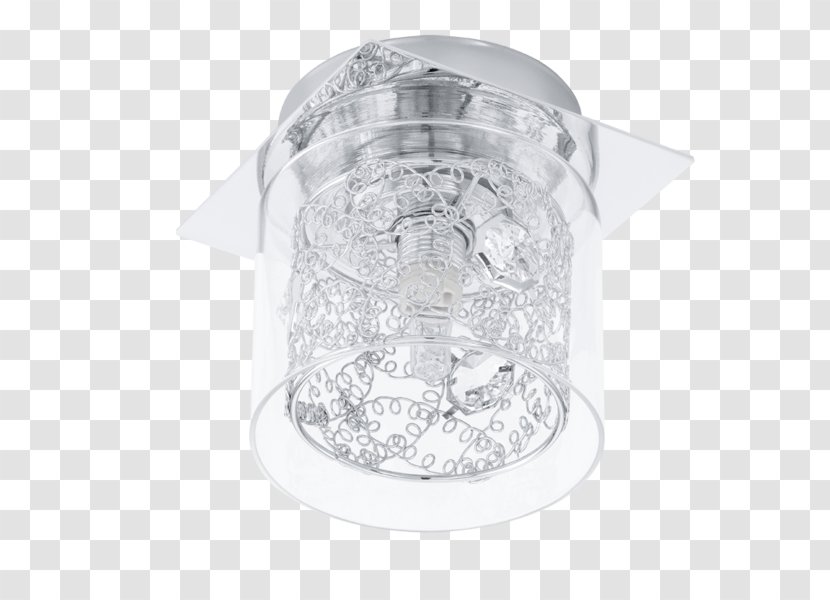 Light Fixture Chandelier Lamp Eglo Pianella - Silver - Crystal Chandeliers Transparent PNG