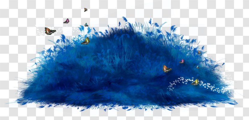 Web Browser Clip Art - Website - Butterflies In The Grass On Blue Transparent PNG