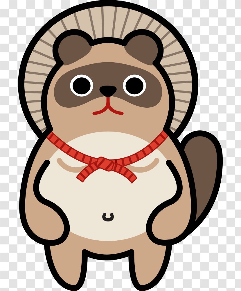 Shōjō-ji Teru Bōzu Japanese Raccoon Dog Tanuki-bayashi Legend - Watercolor - Tanuki Transparent PNG