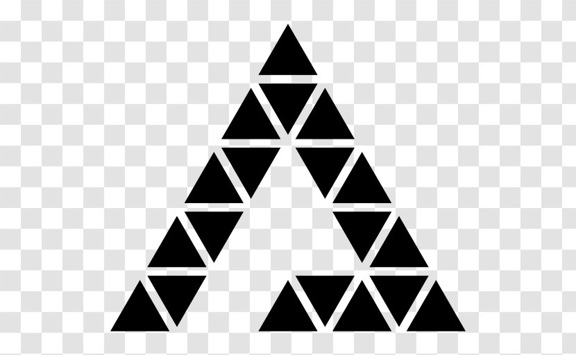 Triangle Shape Clip Art - Black - Color Geometric Shapes Transparent PNG