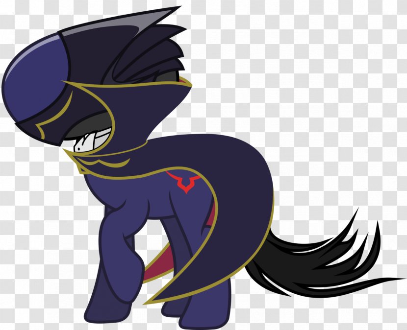 My Little Pony Lelouch Lamperouge Zero Equestria - Silhouette Transparent PNG
