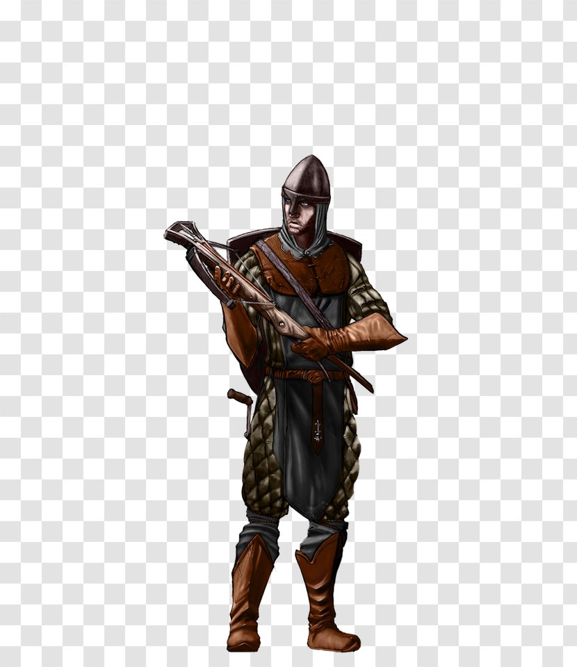 Arbalist Genoese Crossbowmen Weapon Knight - Medieval Transparent PNG